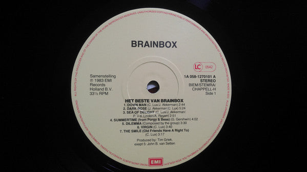 Brainbox (3) : Het Beste Van Brainbox (LP, Comp, RE)