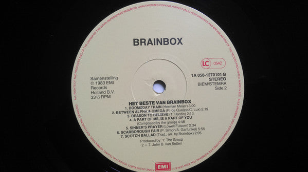Brainbox (3) : Het Beste Van Brainbox (LP, Comp, RE)