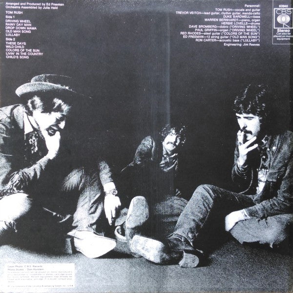 Tom Rush : Tom Rush (LP, Album)