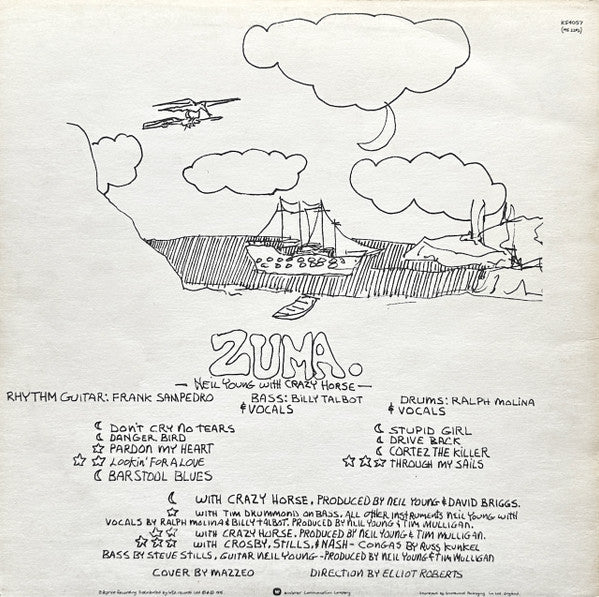 Neil Young With Crazy Horse : Zuma (LP, Album)