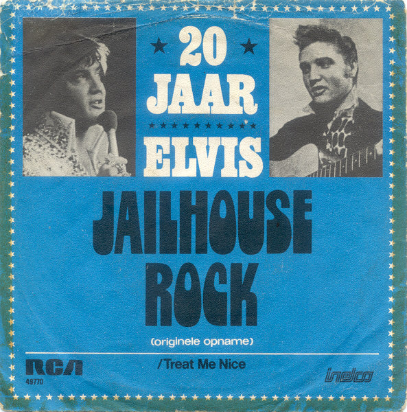 Elvis Presley : Jailhouse Rock (7", Single, Mono)
