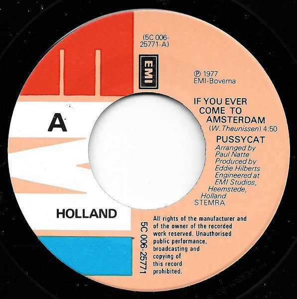 Pussycat (2) : If You Ever Come To Amsterdam (7", Single)