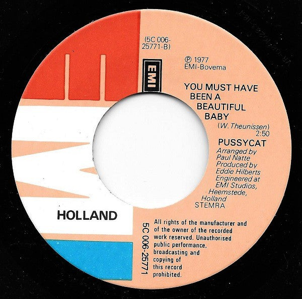 Pussycat (2) : If You Ever Come To Amsterdam (7", Single)