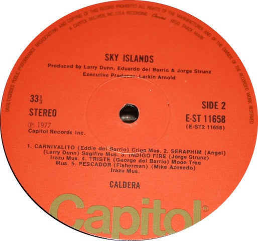 Caldera (2) : Sky Islands (LP, Album)