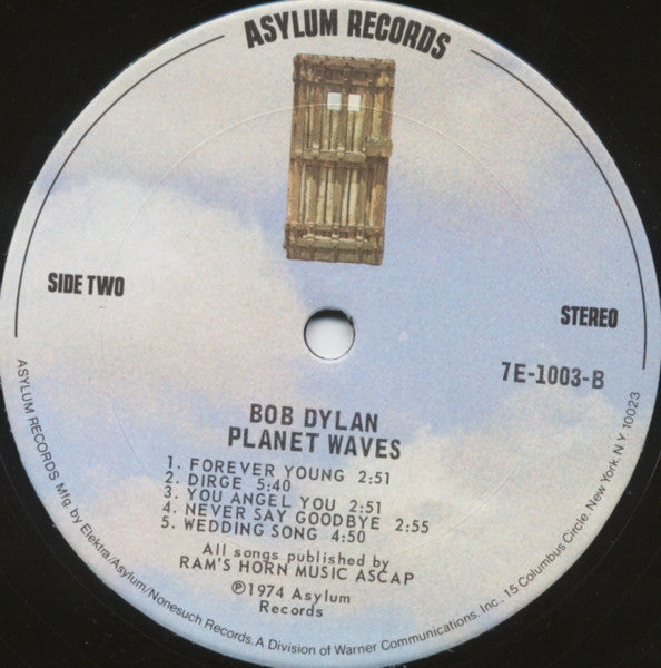Bob Dylan - Planet Waves (LP, Album, Ter) - De Platen Aap – Vinylwinkel in Brielle & online webshop voor muziekliefhebbers