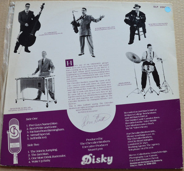 The Chevalier Brothers - Live And Jumping (LP, Album) - De Platen Aap – Vinylwinkel in Brielle & online webshop voor muziekliefhebbers