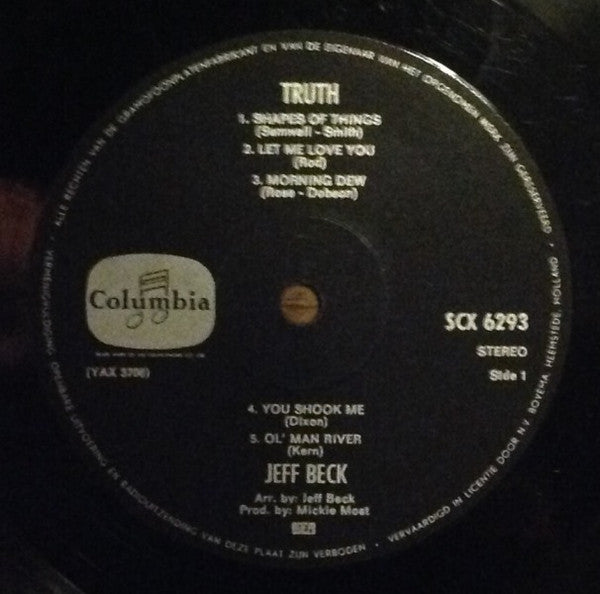 Jeff Beck : Truth (LP, Album)