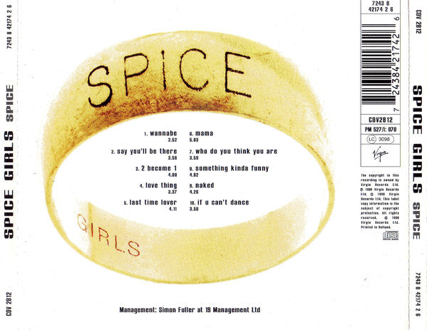 Spice Girls - Spice (CD, Album) - De Platen Aap – Vinylwinkel in Brielle & online webshop voor muziekliefhebbers