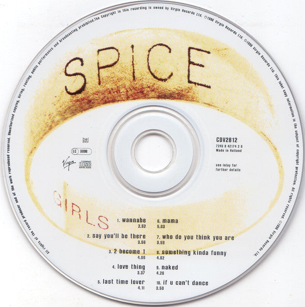Spice Girls - Spice (CD, Album) - De Platen Aap – Vinylwinkel in Brielle & online webshop voor muziekliefhebbers