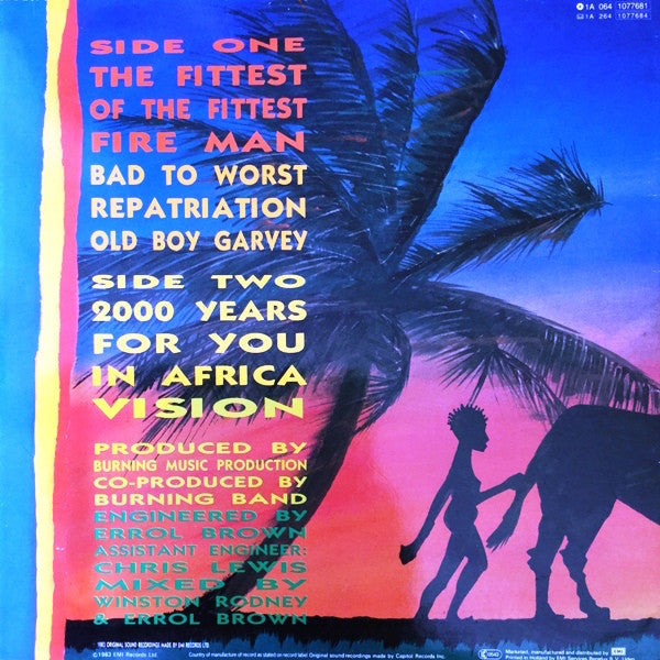 Burning Spear : The Fittest Of The Fittest (LP, Album)