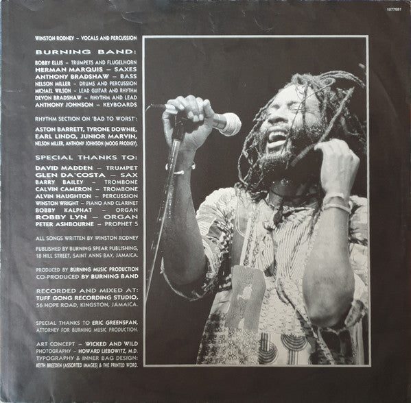 Burning Spear : The Fittest Of The Fittest (LP, Album)