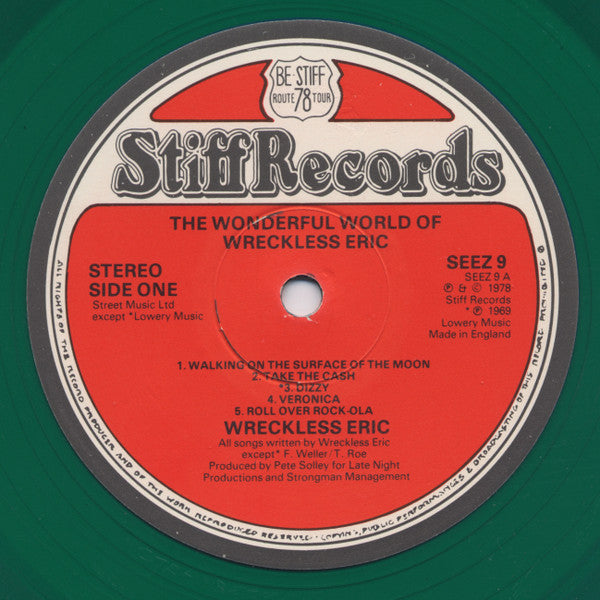 Wreckless Eric : The Wonderful World Of Wreckless Eric (LP, Album, Gre)