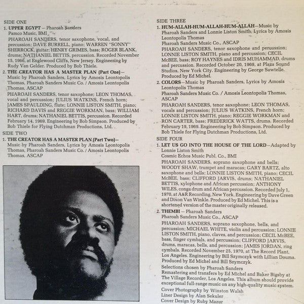 Pharoah Sanders : The Best Of Pharoah Sanders (2xLP, Comp, RE)