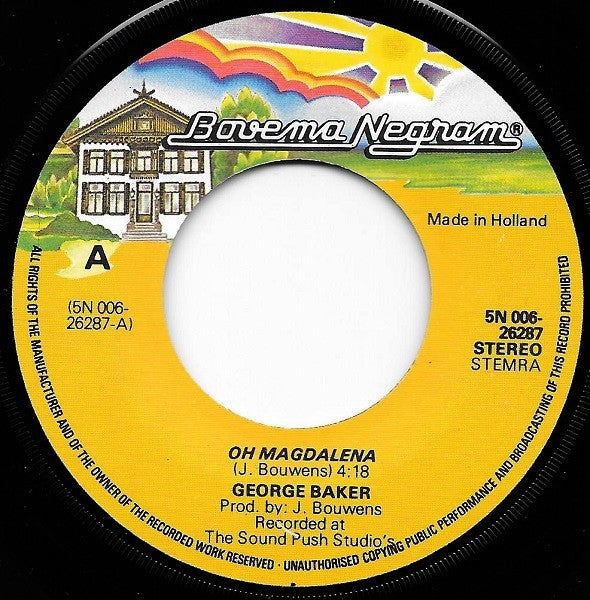 George Baker : Oh Magdalena (7", Single)