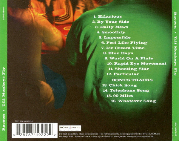 Racoon - Till Monkeys Fly (CD, Album, RE) - De Platen Aap – Vinylwinkel in Brielle & online webshop voor muziekliefhebbers