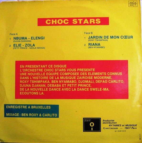 Choc Stars : Choc Stars (LP)