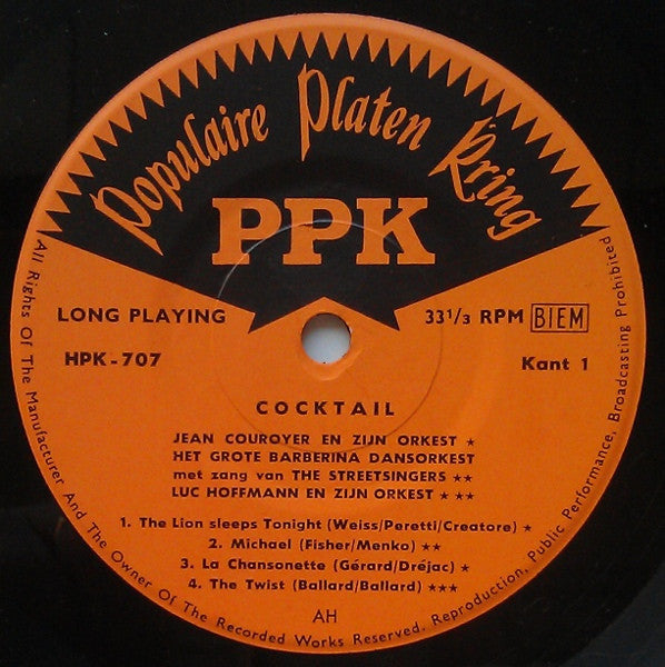 Various : Cocktail EP (7", EP)