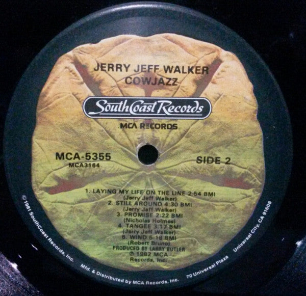 Jerry Jeff Walker : Cowjazz (LP, Album)