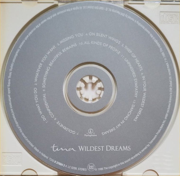 Tina Turner - Wildest Dreams (CD, Album) - De Platen Aap – Vinylwinkel in Brielle & online webshop voor muziekliefhebbers