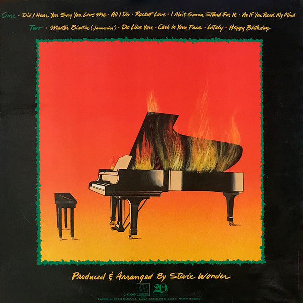 Stevie Wonder : Hotter Than July (LP, Album, RE, Gat)