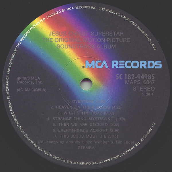 Various : Jesus Christ Superstar (The Original Motion Picture Sound Track Album) (2xLP, Album, Gat)