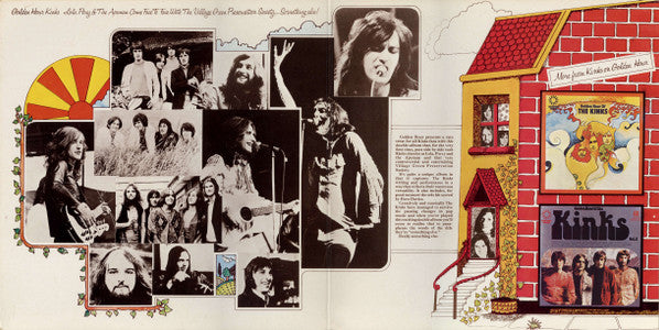 The Kinks : Lola, Percy & The Apeman Come Face To Face With The Village Green Preservation Society... Something Else! (2xLP, Album, Comp, Emb)