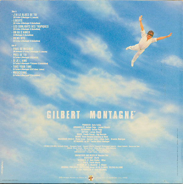 Gilbert Montagné : Liberté (LP, Album)