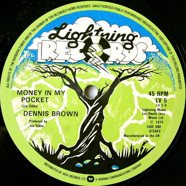 Dennis Brown / Joe Gibbs And The Professionals* : Money In My Pocket / Runnings Irie (12", Single)