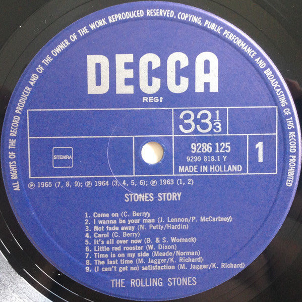 The Rolling Stones : Stones Story (2xLP, Comp, Boo)