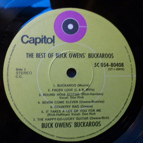 Buckaroos, The : The Best Of The Buckaroos (LP,Compilation,Stereo)