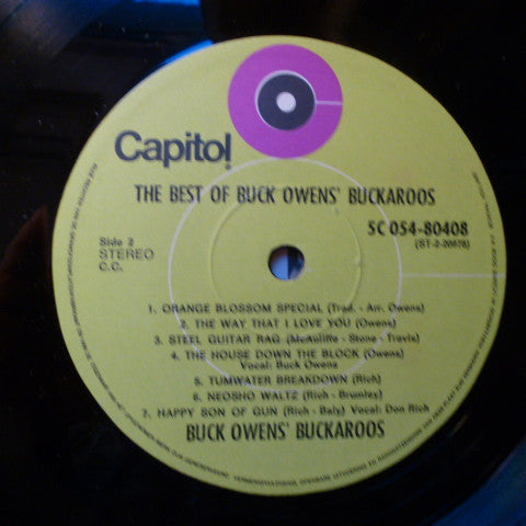 Buckaroos, The : The Best Of The Buckaroos (LP,Compilation,Stereo)