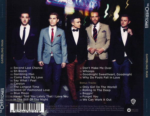 The Overtones (3) : Gambling Man (CD, Album, RE)