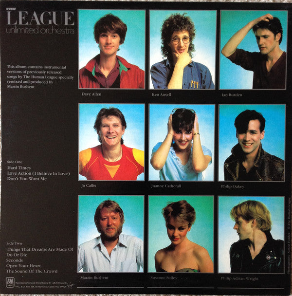 The League Unlimited Orchestra : Love And Dancing (LP, Album)
