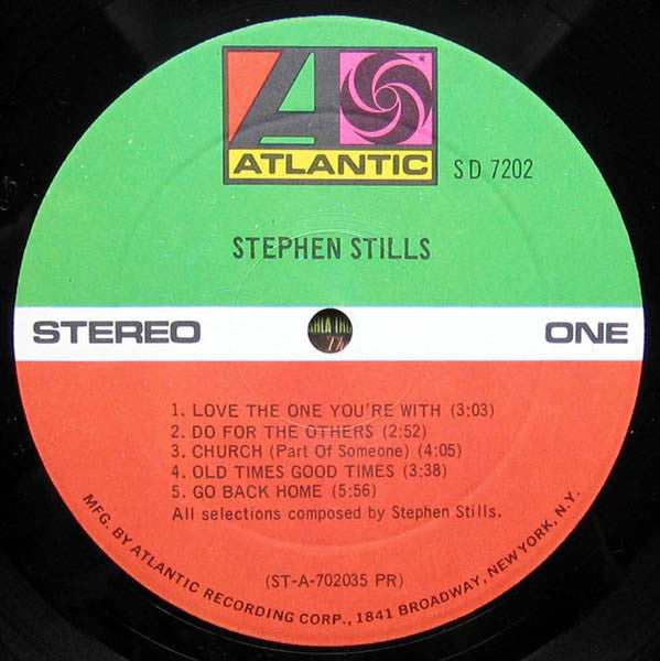 Stephen Stills : Stephen Stills (LP, Album, PR )