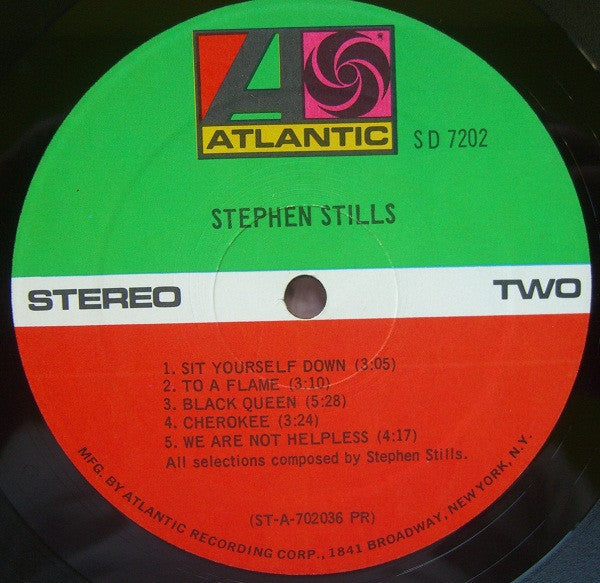 Stephen Stills : Stephen Stills (LP, Album, PR )