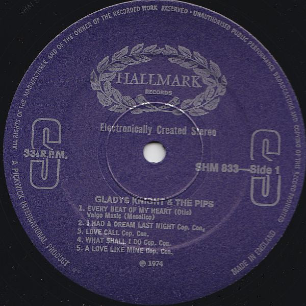 Gladys Knight & The Pips* : Gladys Knight & The Pips (LP, Comp)