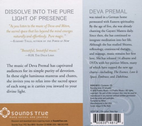 Deva Premal : Into Light: The Meditation Music Of Deva Premal (CD, Album)