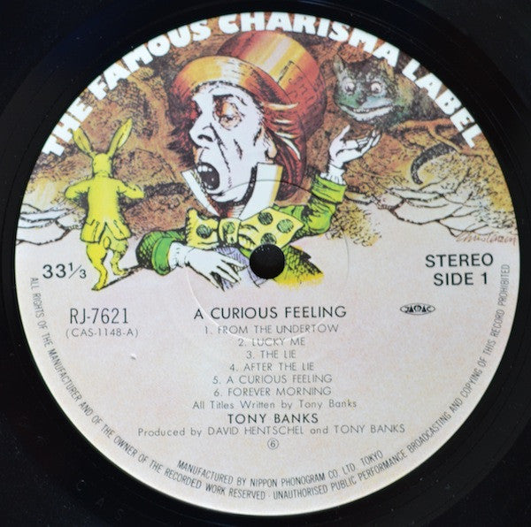 Tony Banks : A Curious Feeling (LP, Album)
