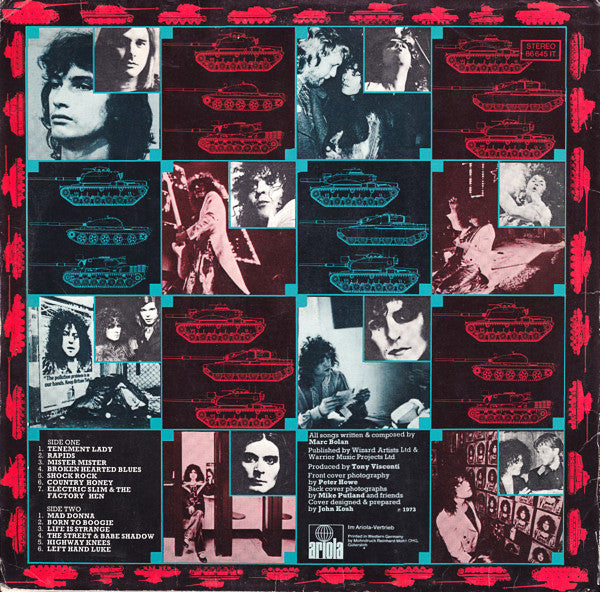 T. Rex : Tanx (LP, Album)