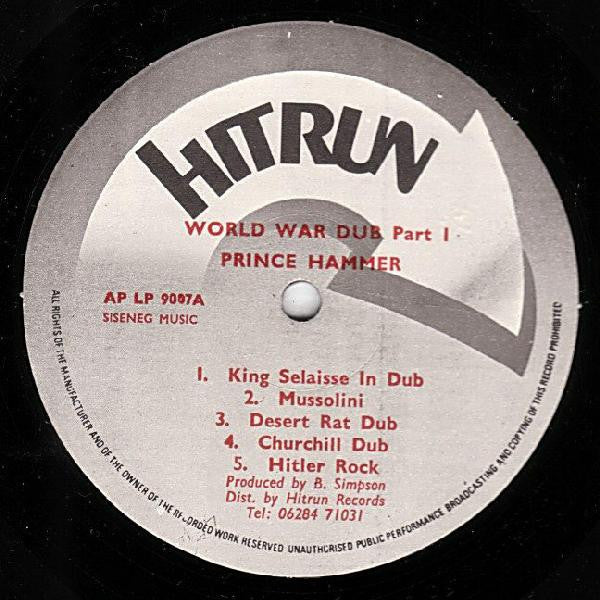 Prince Hammer : World War Dub Part 1 (LP)