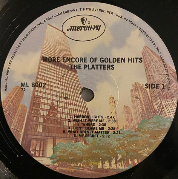 The Platters : More Encore Of Golden Hits (LP, Comp, RE)