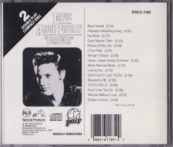 Elvis Presley - Elvis Aron Presley "Forever" (CD, Comp, RM) - De Platen Aap – Vinylwinkel in Brielle & online webshop voor muziekliefhebbers