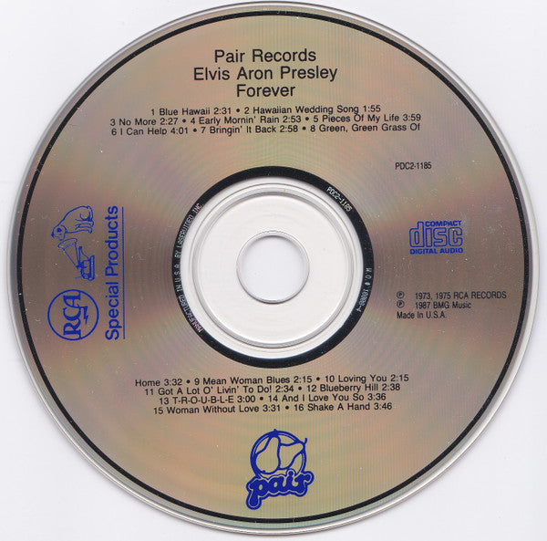 Elvis Presley - Elvis Aron Presley "Forever" (CD, Comp, RM) - De Platen Aap – Vinylwinkel in Brielle & online webshop voor muziekliefhebbers