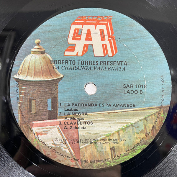 Roberto Torres : Roberto Torres Presenta... La Charanga Vallenata (LP, Album)