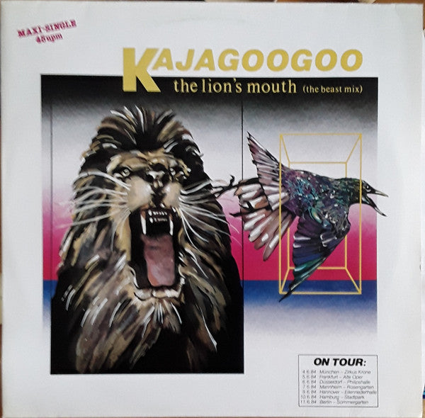 Kajagoogoo : The Lion's Mouth (The Beast Mix) (12", Maxi)