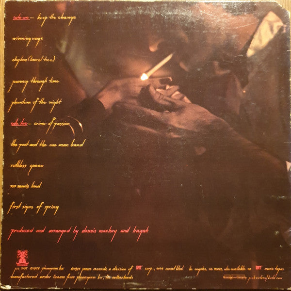 Kayak : Phantom Of The Night  (LP, Album, GRT)