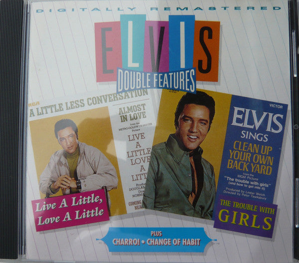 Elvis Presley : Live A Little, Love A Little / The Trouble With Girls / Charro / Change Of Habit (CD, Album, Comp, RM)
