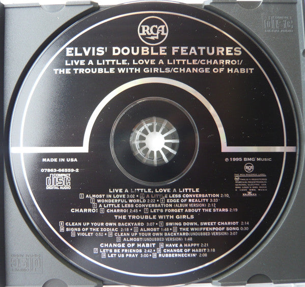 Elvis Presley : Live A Little, Love A Little / The Trouble With Girls / Charro / Change Of Habit (CD, Album, Comp, RM)