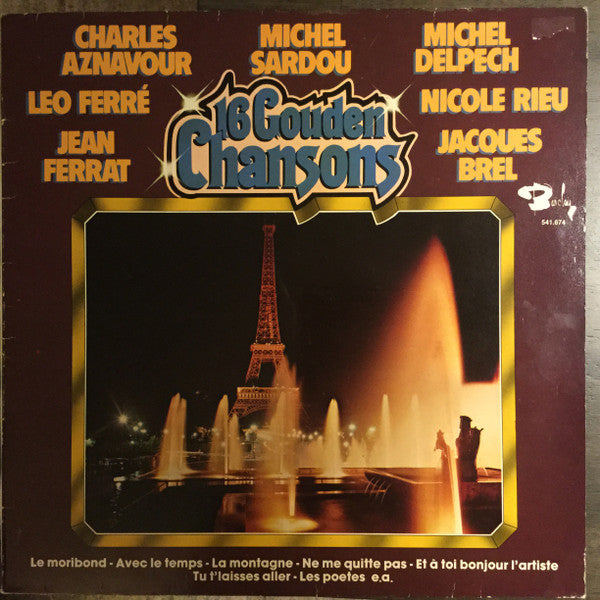 Various : 16 Gouden Chansons (LP, Comp)