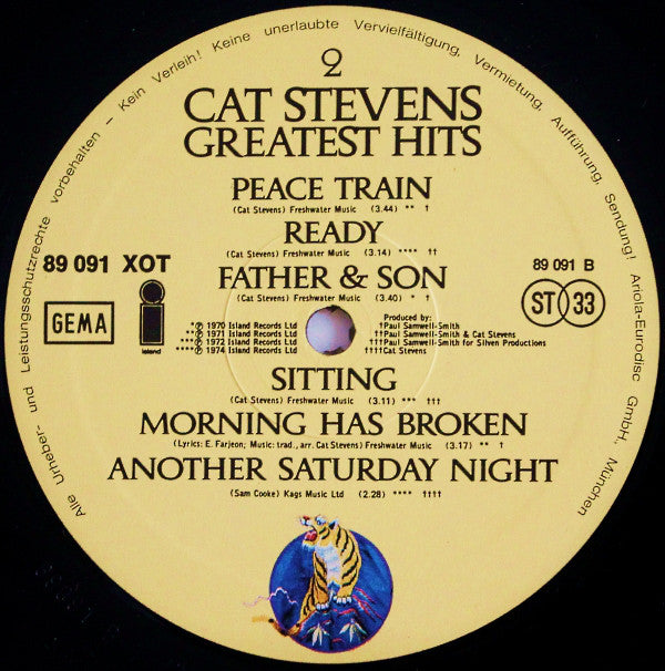 Cat Stevens : Greatest Hits (LP,Compilation)